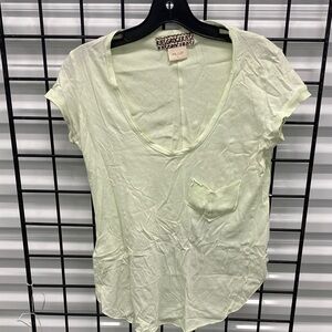 Stylish Light Green Short Sleeve Tee